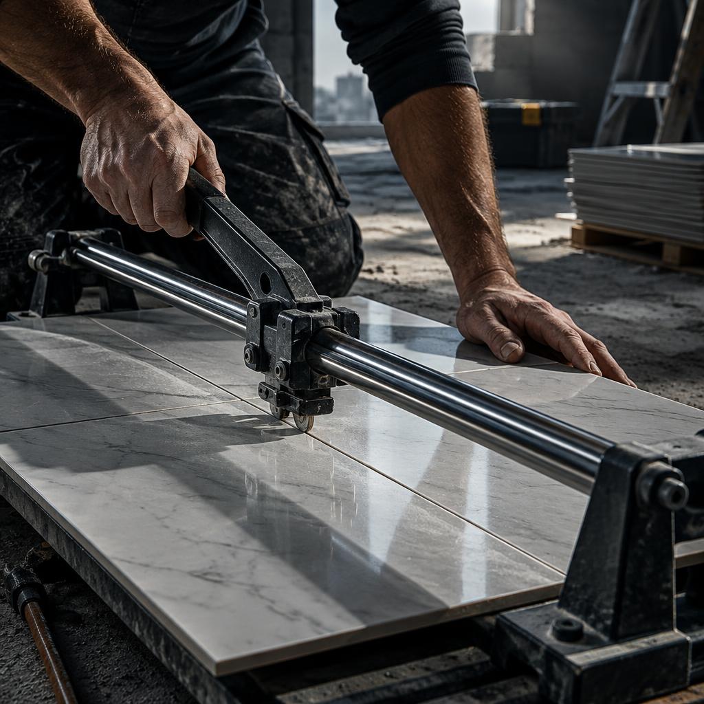 Manual tile cutters